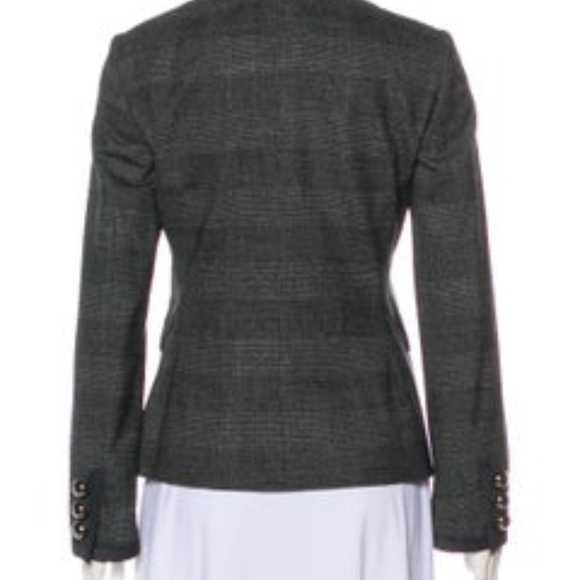 MOSCHINO WOOL PEAKED-LAPEL BLAZER - Picture 3 of 3